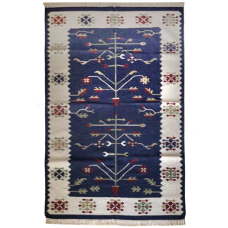 Royal Blue Bagicha Rug 5x8’
